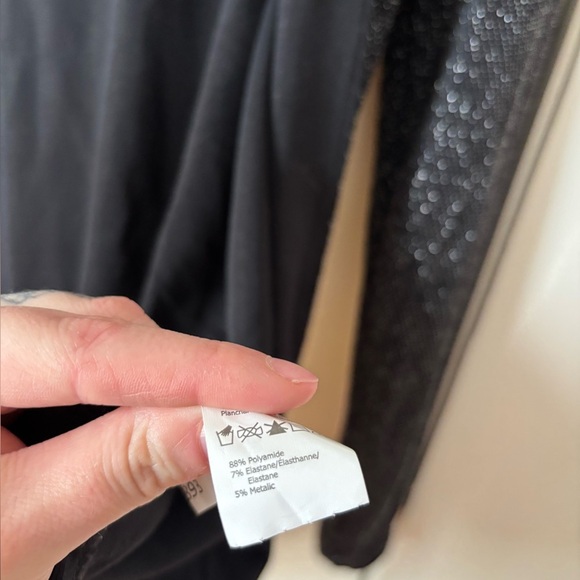 🎉4/30$🎉 Soft Open-Front Black Cardigan – Size Medium - Picture 3 of 5
